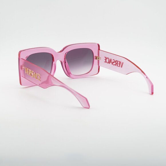 Versace VE4496U 5370/5M Sunglasses Pink Square Frame, Rose Grey Lenses main image 10